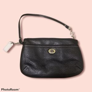 COACH Black Wristlet